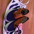 Vans Shoes | Custom Made, Brand New Vans-Men’s Size 10.5 Women’s Size 12.0 | Color: Blue/Brown | Size: 10.5