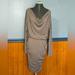 Athleta Dresses | Euc- Athleta Jersey Knit Dress Size M | Color: Gray/Tan | Size: M