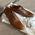 Gucci Shoes | Gucci Lace Up Oxfords | Color: Tan | Size: 6.5