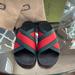 Gucci Shoes | Gucci Agrado Unisex Slide Sandals Size 41 | Color: Green/Red | Size: Euro 41 Women’s 10.5 Men’s 8
