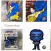 Disney Art | Beauty+Her Marvel Beast Pop Funko Nib 643+Signature Artist #’D Print 17.5x11.5 | Color: Blue/Gold | Size: Signed & Numbered Art Print