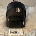 Coach Bags | Coach Signature Charter Backpack, Charcoal | Color: Black | Size: Os