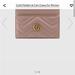 Gucci Bags | Gucci Gg Marmont Small Shoulder Bag + Matching Marmont Card Case Comes With Box | Color: Pink | Size: Os