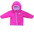 The North Face Jackets & Coats | Great Condition North Face Pink Reversible Hooded Jacket Coat Infant Girls 3-6m | Color: Pink | Size: 3-6mb