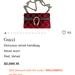 Gucci Bags | Gucci Dionysus Authenticated Velvet Crossbody Bag | Color: Red | Size: Os