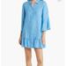 Lilly Pulitzer Dresses | Lilly Pulitzer Linen Linley Coverup Dress | Color: Blue | Size: Xl