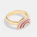 Coach Jewelry | Coach Rainbow Ring Sz5 | Color: Gold/Pink | Size: 5