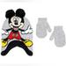 Disney Accessories | Disney Toddler Boy's Mickey Mouse Winter Hat And Mitten Set, Gray Age 2-4 Yrs | Color: Gray | Size: 2-4 Years