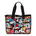 Disney Bags | Disney Store Mickey Mouse Minnie Mouse Donald Duck Goofy Pluto Tote Bag | Color: Black/Red | Size: 15'' H X 20'' W X 6 1/2'' D