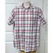 Columbia Shirts | Columbia Button Up Shirt Mens Red Blue White Outdoors Camping Hiking Sz L | Color: Blue/Red | Size: L