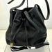 Kate Spade Bags | Kate Spade Designer Black Tassel Drawstring Bucket Tote Handbag Purse Bag | Color: Black/Gold | Size: Os
