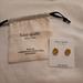 Kate Spade Jewelry | Kate Spade New York Gold-Tone Oval Color Cubic Zirconia Stud Earrings - | Color: Gold/Yellow | Size: Os