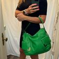 Michael Kors Bags | Leather Michael Kors Shoulder Bag | Color: Green | Size: 15” X 11” X 4” Shoulder Strap 19”