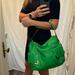 Michael Kors Bags | Leather Michael Kors Shoulder Bag | Color: Green | Size: 15” X 11” X 4” Shoulder Strap 19”