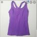 Athleta Tops | Athleta Purple Tank Top W Built In Bra | Color: Purple | Size: Xs