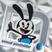 Disney Other | Disney100 Oswald The Lucky Rabbit Annual Passholder Magnet | Color: Black/Gray | Size: Os