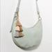 Anthropologie Bags | Anthropologie Half-Moon Tasseled Crossbody Bag Urban Originals 7.5"H, 13.5"W | Color: Green | Size: Os