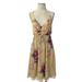 Anthropologie Dresses | Anthropologie- Meadow Rue Light Yellow Floral Silk Dress Size 4. | Color: Pink/Yellow | Size: 4