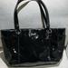 Coach Bags | Coach Black Signature Patent Leather Embossed Tote Bag | Color: Black | Size: Os