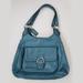 Coach Bags | Coach Campbell Leather Shoulder Bag In Mineral Blue | Color: Blue | Size: Os