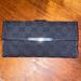 Gucci Bags | Gucci Gg Black Trifold Long Wallet | Color: Black/Silver | Size: Os