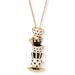 Kate Spade Jewelry | Kate Spade Alice In Wonderland Tea Cup Pendant Long Necklace | Color: Black/White | Size: Os