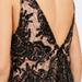 Free People Tops | Free People Black Sequin Lace Top Or Super Mini Nude Lining Spaghetti Strap Shim | Color: Black | Size: 8