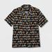 Disney Shirts | Men's Disney 100 Unified Characters Woven Button-Up Shirt - Black Xs - Disn | Color: Black | Size: Xs