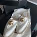 Gucci Shoes | Brand New Authentic Women's Gucci White Logo Marmont Espadrilles Size 37.5 | Color: White | Size: 7.5