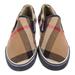 Burberry Shoes | Burberry Kids Preloved Check Slip On Shoe | Color: Cream/Tan | Size: 12.5b