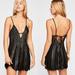Free People Dresses | Free People Here She Is Sequin-Embellished Mini Dress In Black Size S | Color: Black/Silver | Size: S
