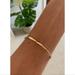 Anthropologie Jewelry | Anthropologie Minimalist Gold Bangle Cuff Bracelet | Color: Gold | Size: Os