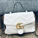 Gucci Bags | Gucci Gg Marmont Matelass Top Handle Bag- Good Condition!! | Color: White | Size: Os