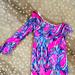 Lilly Pulitzer Dresses | Lilly Pulitzer Amante Silk Jersey Dress Size Small (Multi Free Spirit Prob) Nwt | Color: Blue/Pink | Size: S
