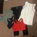 Nike Tops | Nike Bundle- 2 Tops, 2 Sports Bra, And Leggings. Fitness | Color: Black/Gray | Size: S