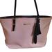 Nine West Bags | "It Girl" Blush Pink Tote W/ Black Tassels: Nine West | Color: Black/Pink | Size: Os