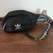 Adidas Bags | - Adidas Fanny Pack Waist Bag Black White Adjustable Adult One Size | Color: Black/White | Size: Os
