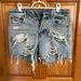 American Eagle Outfitters Shorts | American Eagle, Size 2 Ripped Jean Shorts | Color: Blue | Size: 2