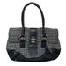 Coach Bags | Coach Soho Signature Letter Bag Fold Over Bag Leather & Canvas - Black/Gray | Color: Black/Gray | Size: Os