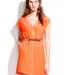 Madewell Dresses | Broadway & Broome Tangerine Silk Shirt Dress 2 | Color: Orange | Size: 2