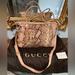 Gucci Bags | Gucci Beige Snakeskin/Python Bella Bag | Color: Pink/Tan | Size: Os