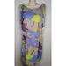 Jessica Simpson Dresses | Jessica Simpson Daisy Baja Blue/Multicolor Soft Luxurious Peplum Dress Size 12 W | Color: Blue/Red | Size: 12