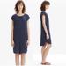 Madewell Dresses | Madewell Navy Layout Tunic Dress Size Medium | Color: Blue/White | Size: M
