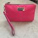 Victoria's Secret Bags | *Barbie Pink* Victorias Secret Reptile Wristlet Pouchette | Color: Pink | Size: Os