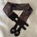 Anthropologie Accessories | Anthropologie Paisley Elastic Belt, Brown Leather, Size Small | Color: Brown/Green | Size: Small