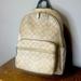 Coach Bags | Coach - Charlie Backpack Signature Canvas (Mint Condition) | Color: Tan | Size: Os