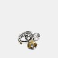 Coach Jewelry | Coach Tea Rose Pearl Ring Set Style No. 90992 | Color: Gold/Silver | Size: 8