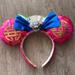 Disney Accessories | Disney Milan Minnie Mouse Ears | Color: Blue/Pink | Size: One Size Fits All