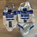 Disney Swim | Disney Brand Star Wars R2d2 Swimsuits Tankini And One Piece Blue Silver 5/6 | Color: Blue/Silver | Size: 5g