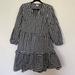 J. Crew Dresses | J. Crew Gingham Drop Waist Dress, Size M | Color: Black/White | Size: M